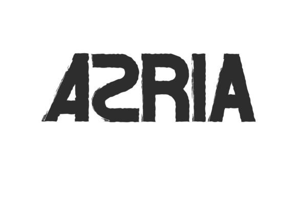 Azria: A Horror Brush Display Font for Makers