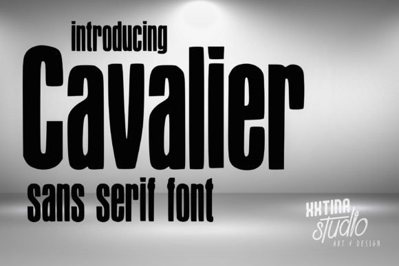 Cavalier: A Modern Sans Serif Font for Editorial Design