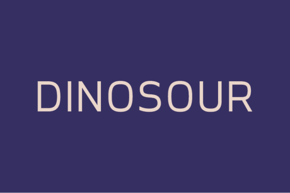 Dinosour: A Modern Sans Serif Font for Campaigns