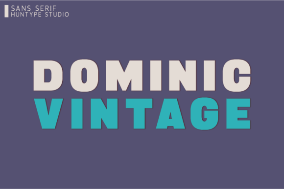 Dominic Vintage: A Clean Sans Serif for Editorial Design