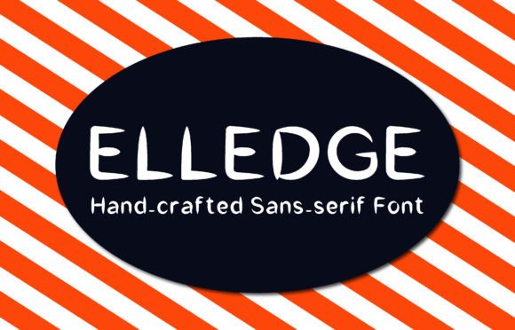 Elledge: A Friendly Sans Serif Font for Creative Branding