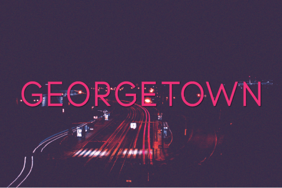 Georgetown: A Modern Sans Serif Font for Editorial Design