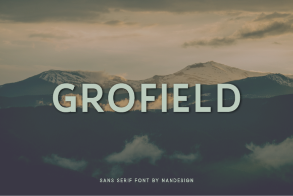 Grofield: A Clean Sans Serif Font for Modern Branding