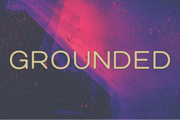 Grounded: A Modern Sans Serif Typeface for Crafters