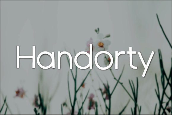 Handorty: A Unique Sans Serif Font for Makers