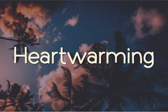 Heartwarming: A Unique Sans Serif Font for Campaigns