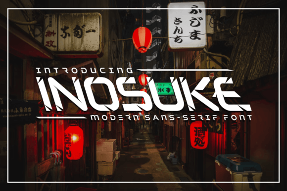 Inosuke: A Futuristic Sans Serif for Modern Design