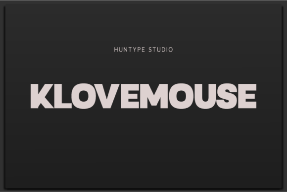 Klovemouse: A Versatile Sans Serif for Modern Web Design