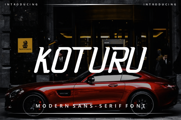 Koturu: A Modern Sans Serif Font for Campaigns