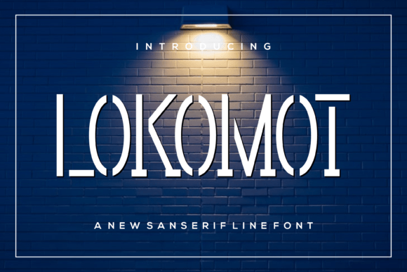 Lokomot: A Fun Sans Serif Font for Branding