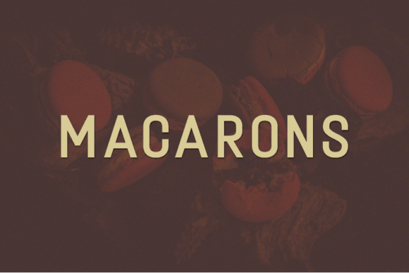 Macarons: A Modern Sans Serif Typeface for Campaigns