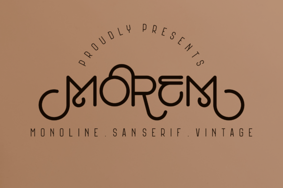 Morem: A Refined Sans Serif Font for Modern Campaigns