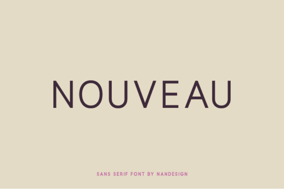 Nouveau: A Stunning Sans Serif for Business Branding