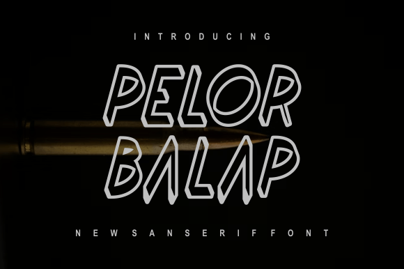 Pelor Balap: A Modern Sans Serif Font for Makers