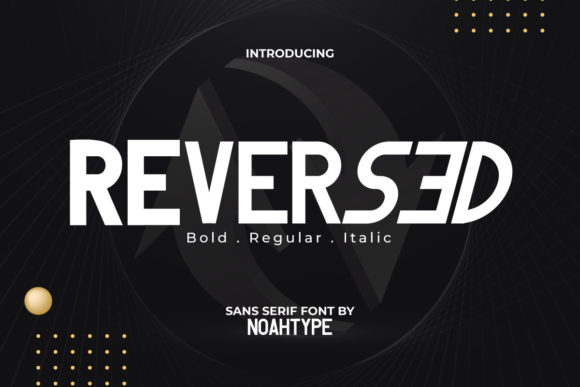 Reversed: A Bold Sans Serif for Modern Branding