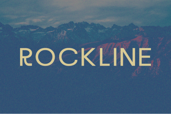Rockline: A Modern Sans Serif Typeface for Web Design