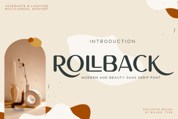 Rollback: A Clean Sans Serif Font for Crafters