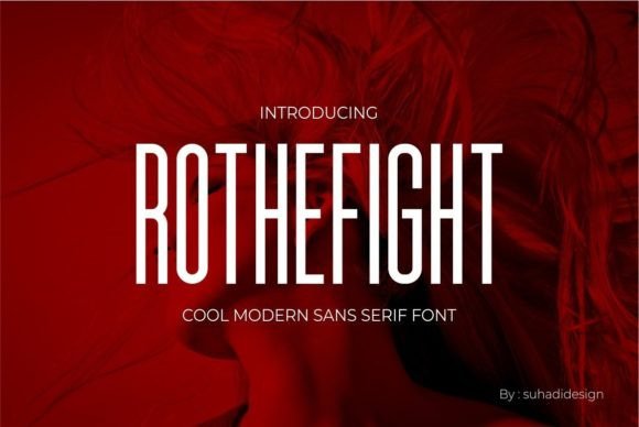 Rothefight: A Modern Sans Serif Font for Makers