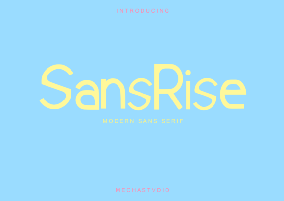 Sansrise: A Modern Sans Serif Font for Web Design