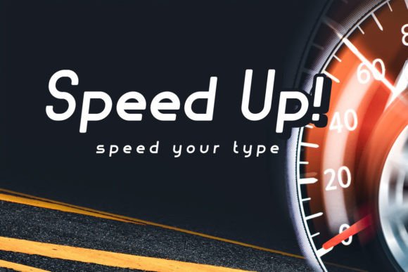 Speed Up: A Clean Sans Serif Font for Professional Branding