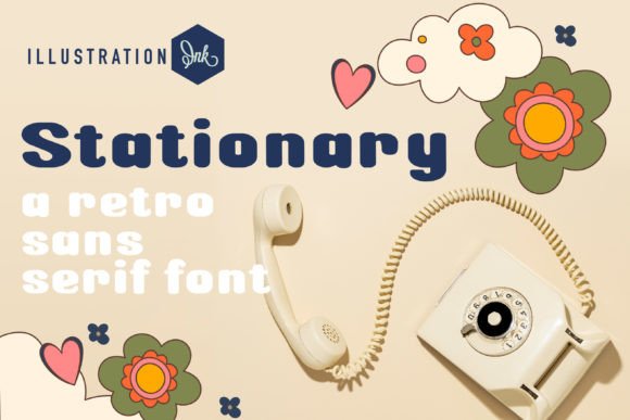 Stationary: A Retro Sans Serif Font for Crafters