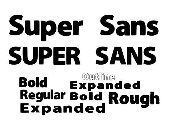 Super Sans: A Modern Typeface for Makers