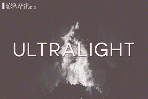 Ultralight: A Modern Sans Serif for Bold Branding