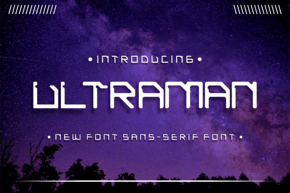 Ultraman: The Modern Sans Serif Font for Bold Branding
