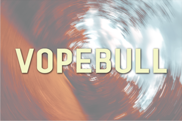 Vopebull: A Modern Sans Serif Typeface for Web Design