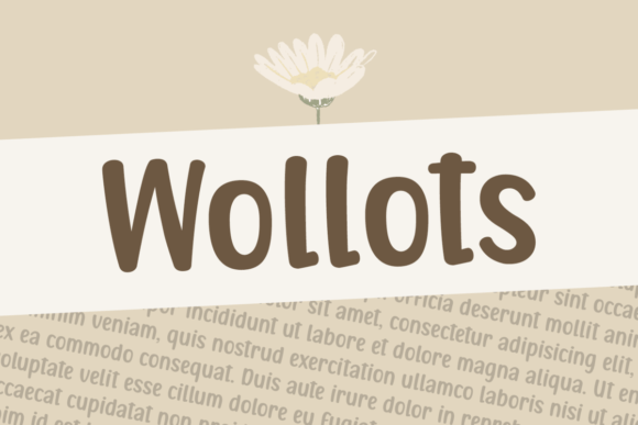 Wollots: A Modern Sans Serif Font for Bold Branding